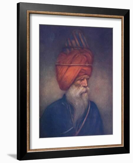'A Sikh Spear-bearer', 1903-Mortimer L Menpes-Framed Giclee Print