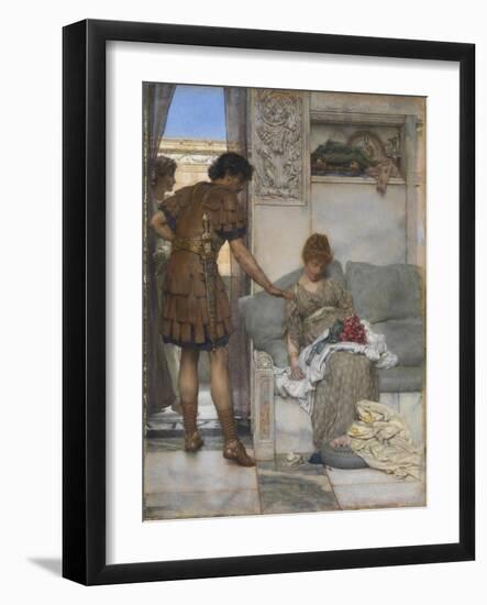 A Silent Greeting-Sir Lawrence Alma-Tadema-Framed Giclee Print