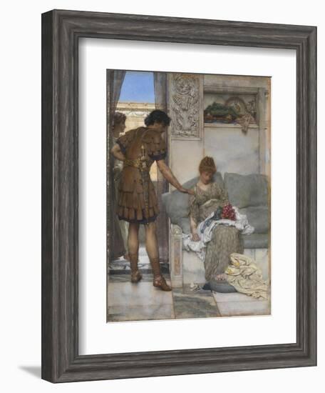 A Silent Greeting-Sir Lawrence Alma-Tadema-Framed Giclee Print