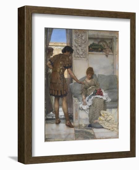 A Silent Greeting-Sir Lawrence Alma-Tadema-Framed Giclee Print