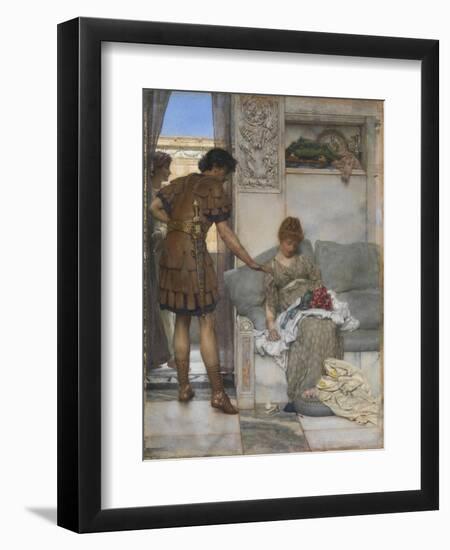 A Silent Greeting-Sir Lawrence Alma-Tadema-Framed Giclee Print