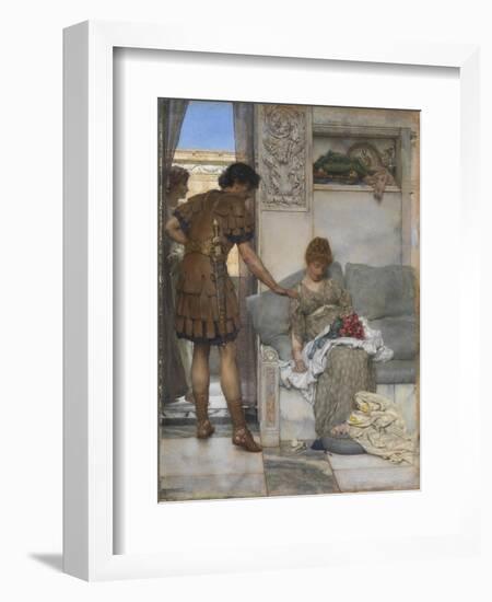 A Silent Greeting-Sir Lawrence Alma-Tadema-Framed Giclee Print