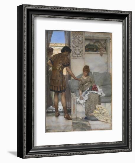 A Silent Greeting-Sir Lawrence Alma-Tadema-Framed Giclee Print