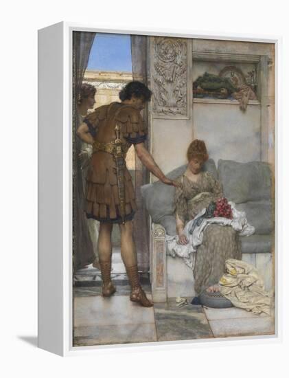 A Silent Greeting-Sir Lawrence Alma-Tadema-Framed Premier Image Canvas