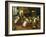 A Singerie: Monkey Barbers Serving Cats-Jan Van Kessel-Framed Giclee Print