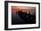 A Single Sailboat Sits on the Water of the Bay Alongside an Empty Dock on Tilghman Island, Maryland-Karine Aigner-Framed Photographic Print