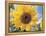 A Single Yellow Sunflower Blossom-null-Framed Premier Image Canvas