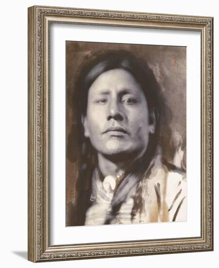 A Sioux Chief, c.1898-American Photographer-Framed Giclee Print