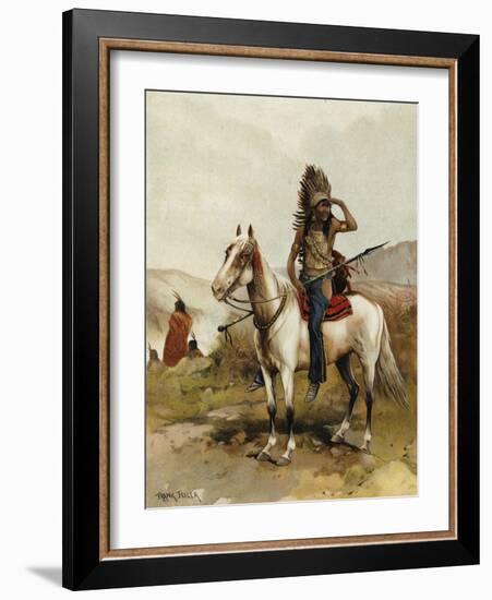 A Sioux Indian Chief-Frank Feller-Framed Giclee Print