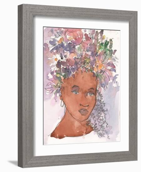 A Sister Moment II-Samuel Dixon-Framed Art Print