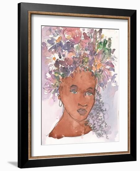 A Sister Moment II-Samuel Dixon-Framed Art Print