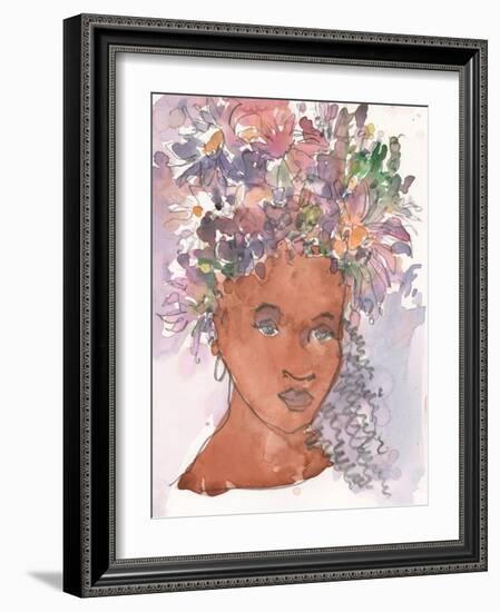 A Sister Moment II-Samuel Dixon-Framed Art Print