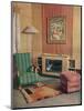 'A sitting room with a painting by J.D. Fergusson above the fire', 1935-Unknown-Mounted Photographic Print