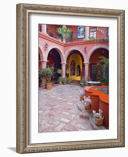 A Six Bedroom Bed & Breakfast, San Miguel, Guanajuato State, Mexico-Julie Eggers-Framed Photographic Print