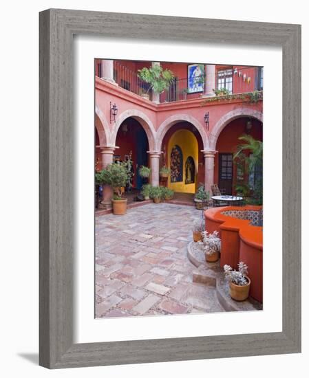 A Six Bedroom Bed & Breakfast, San Miguel, Guanajuato State, Mexico-Julie Eggers-Framed Photographic Print