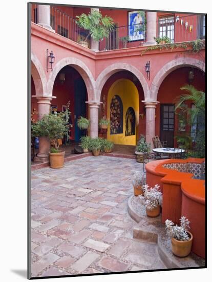 A Six Bedroom Bed & Breakfast, San Miguel, Guanajuato State, Mexico-Julie Eggers-Mounted Photographic Print