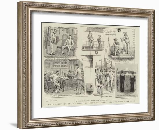 A Six Bells Drink, a Thirsty Officer's Brilliant Idea and What Came of It-William Ralston-Framed Giclee Print