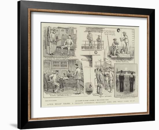 A Six Bells Drink, a Thirsty Officer's Brilliant Idea and What Came of It-William Ralston-Framed Giclee Print