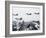 A Six-ship Formation of Aircraft Fly Over the Sawtooth Mountains in Idaho-Stocktrek Images-Framed Photographic Print