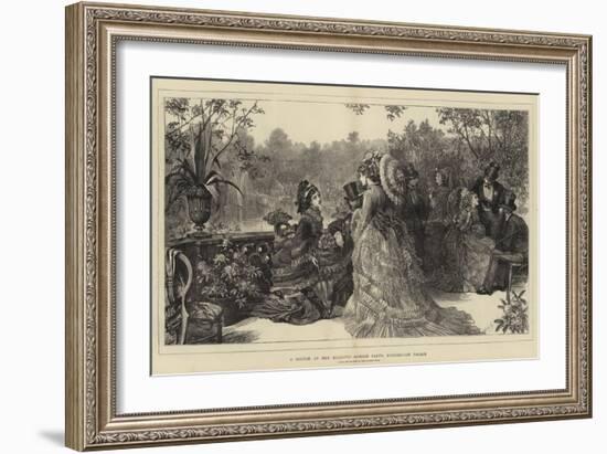 A Sketch at Her Majesty's Garden Party, Buckingham Palace-Sir Samuel Luke Fildes-Framed Giclee Print