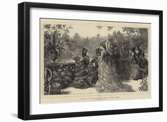 A Sketch at Her Majesty's Garden Party, Buckingham Palace-Sir Samuel Luke Fildes-Framed Giclee Print