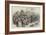 A Sketch at the International Boat-Race-Charles Robinson-Framed Giclee Print