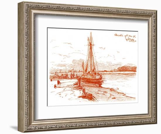 A Sketch at Walberswick, 1899-George Charles Haite-Framed Giclee Print