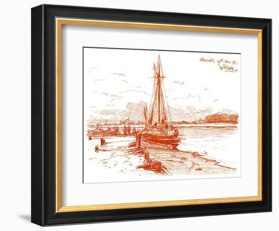 A Sketch at Walberswick, 1899-George Charles Haite-Framed Giclee Print