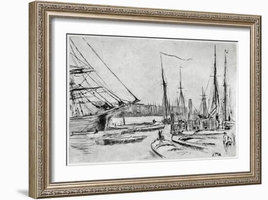 A Sketch from Billingsgate, 19th Century-James Abbott McNeill Whistler-Framed Giclee Print