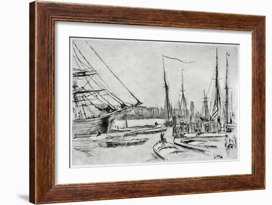 A Sketch from Billingsgate, 19th Century-James Abbott McNeill Whistler-Framed Giclee Print