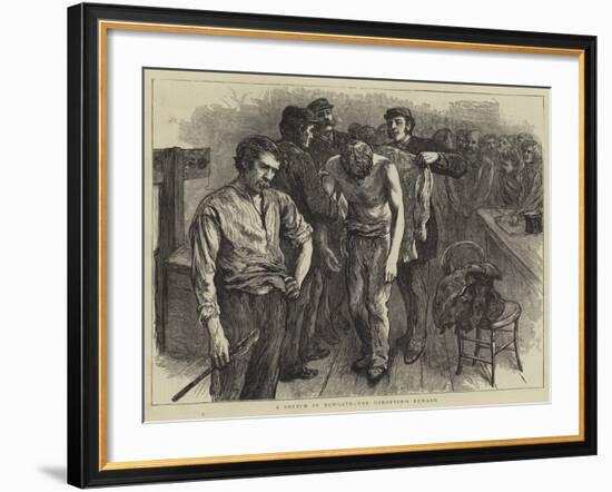 A Sketch in Newgate, the Garotter's Reward-null-Framed Giclee Print