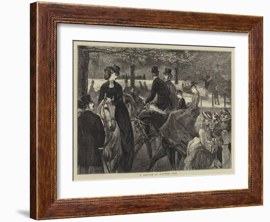 A Sketch in Rotten Row-Francis S. Walker-Framed Giclee Print