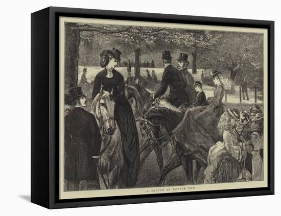 A Sketch in Rotten Row-Francis S. Walker-Framed Premier Image Canvas