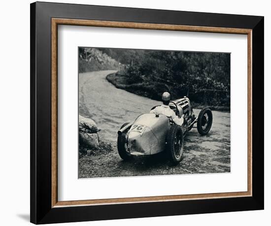 'A skid at Shelsey Walsh', 1937-Unknown-Framed Photographic Print