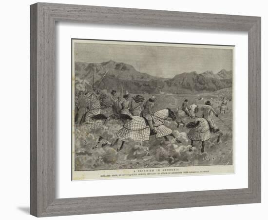 A Skirmish in Abyssinia-null-Framed Giclee Print