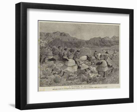 A Skirmish in Abyssinia-null-Framed Giclee Print