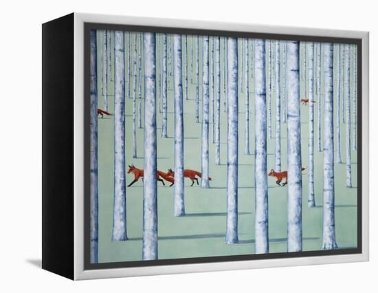 A Skulk of Foxes-Rebecca Campbell-Framed Premier Image Canvas