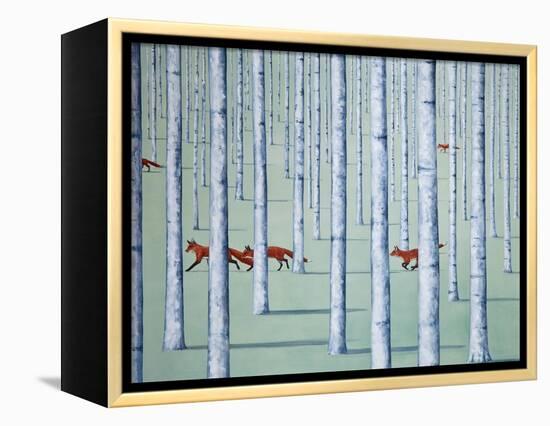 A Skulk of Foxes-Rebecca Campbell-Framed Premier Image Canvas