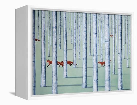 A Skulk of Foxes-Rebecca Campbell-Framed Premier Image Canvas