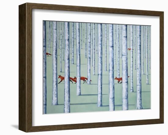 A Skulk of Foxes-Rebecca Campbell-Framed Giclee Print