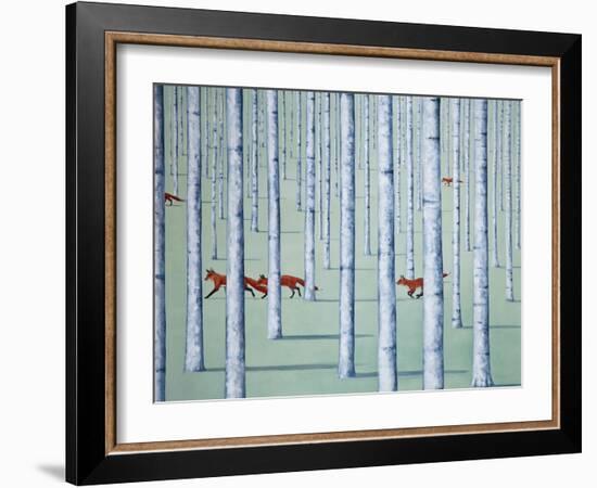 A Skulk of Foxes-Rebecca Campbell-Framed Giclee Print