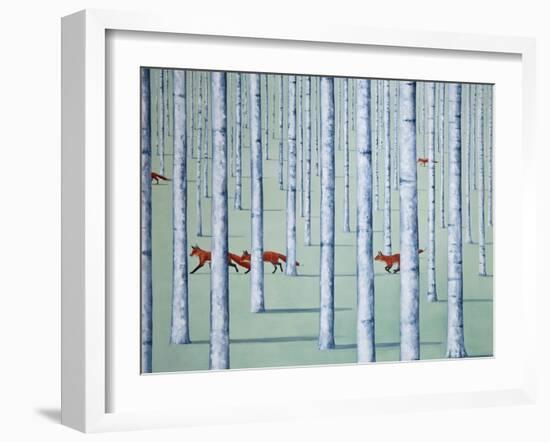 A Skulk of Foxes-Rebecca Campbell-Framed Giclee Print