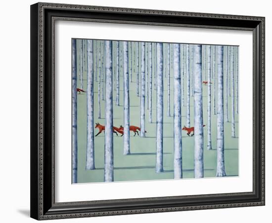 A Skulk of Foxes-Rebecca Campbell-Framed Giclee Print