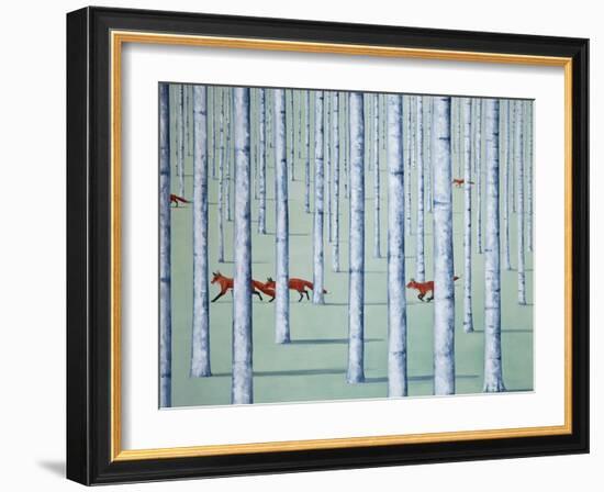 A Skulk of Foxes-Rebecca Campbell-Framed Giclee Print