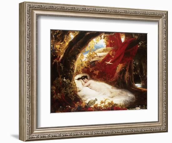 A Sleeping Beauty-Richard Westall-Framed Giclee Print