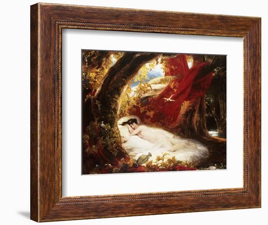 A Sleeping Beauty-Richard Westall-Framed Giclee Print