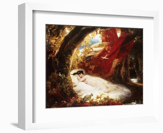 A Sleeping Beauty-Richard Westall-Framed Giclee Print