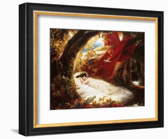A Sleeping Beauty-Richard Westall-Framed Giclee Print