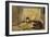 A Sleeping Cat and Kittens in an Artist's Studio-Henriette Ronner-Knip-Framed Giclee Print