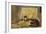 A Sleeping Cat and Kittens in an Artist's Studio-Henriette Ronner-Knip-Framed Giclee Print